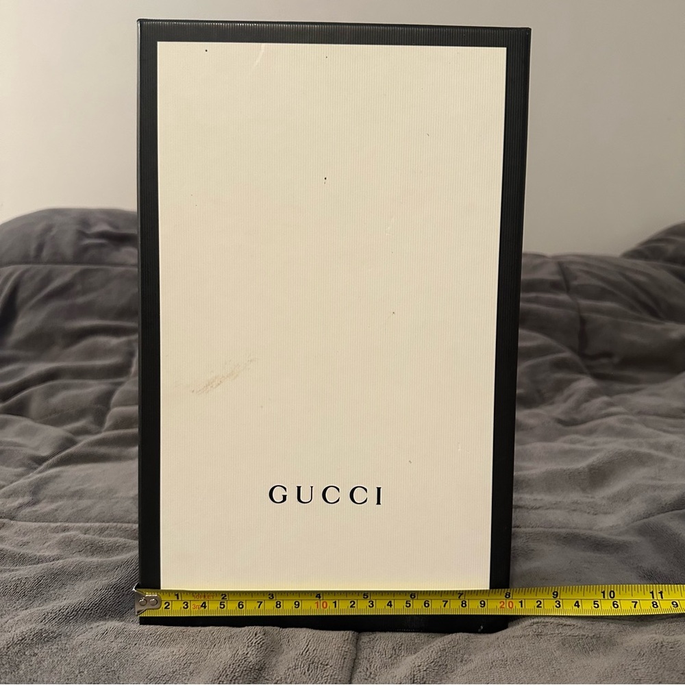 Gucci Black and White Gift Shoe Box